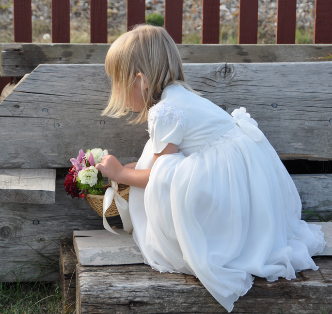Flower Girl at Melissa's Wedding 2